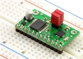 Pololu Qik 2s9v1 in a breadboard